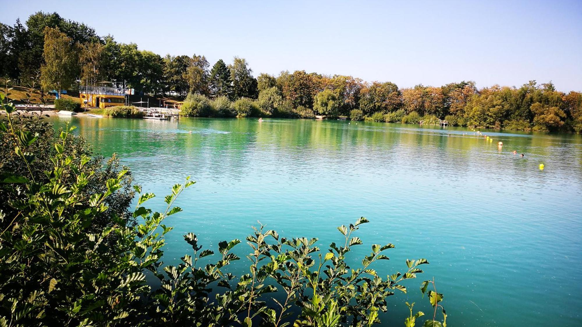Apartment Muggensturm am Badesee Buitenkant foto